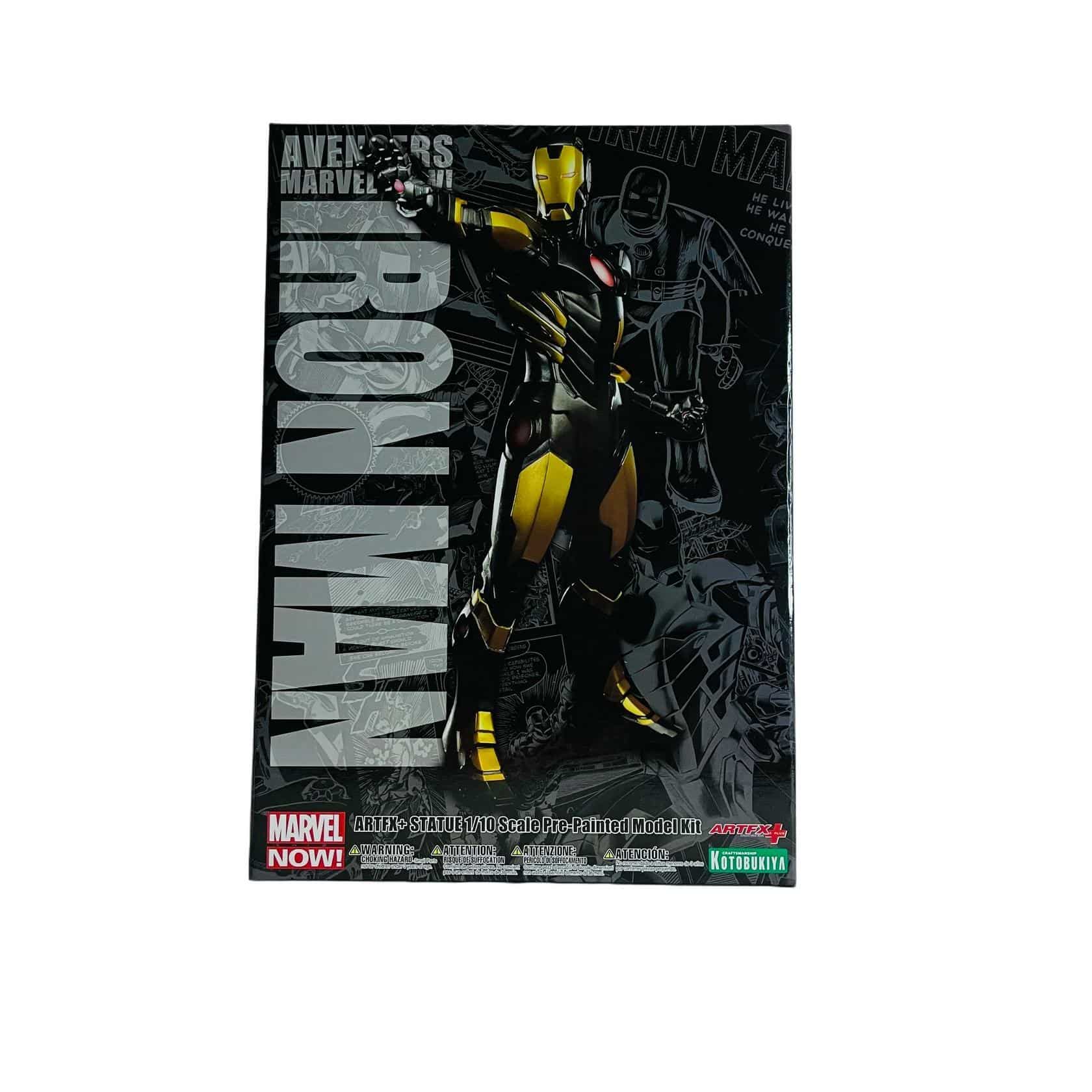 Kotobukiya Marvel Now IRON MAN Statue - Black/Gold - 1/10 ARTFX+