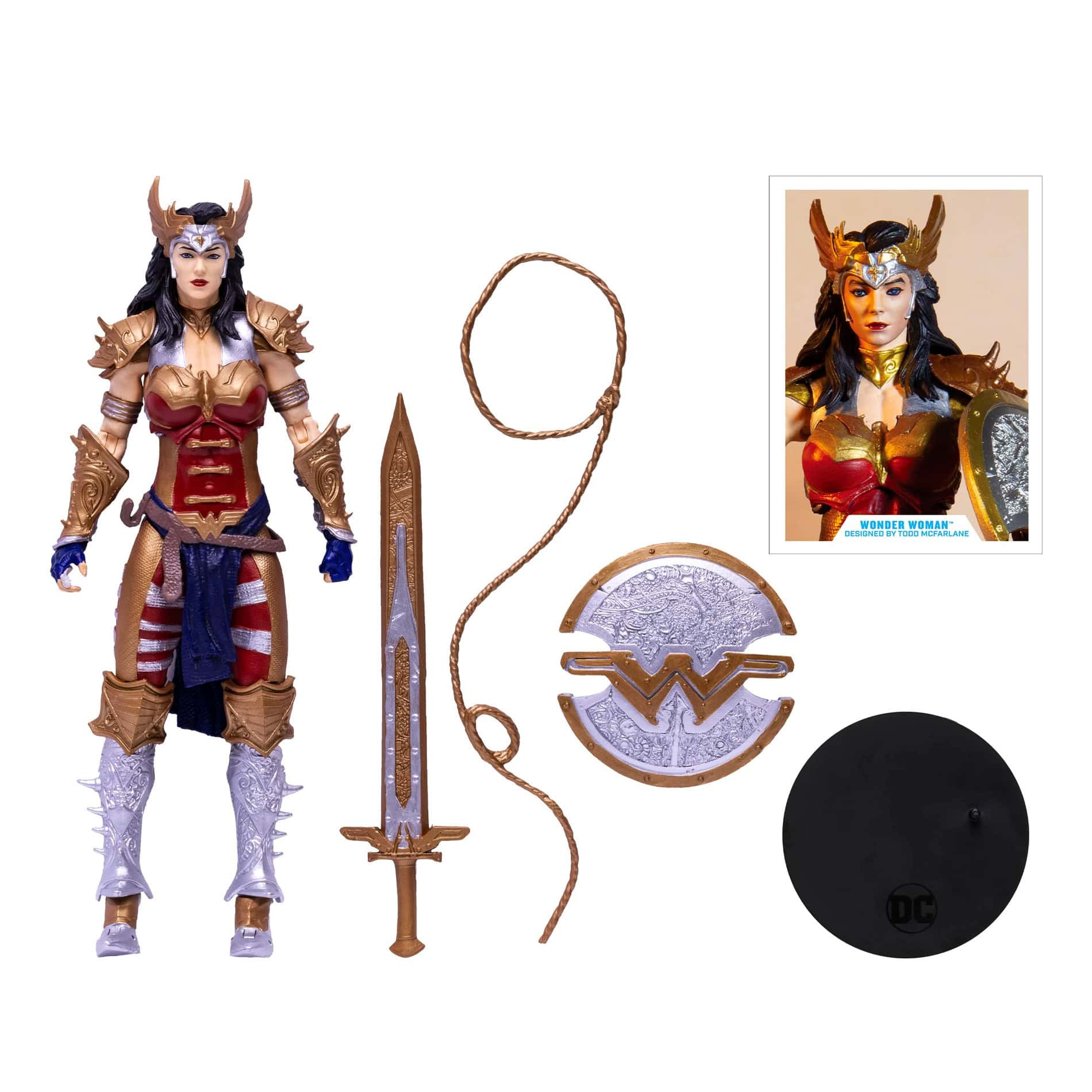 McFarlane DC Multiverse - Wonder Woman (Designed by Todd McFarlane) Gold Label