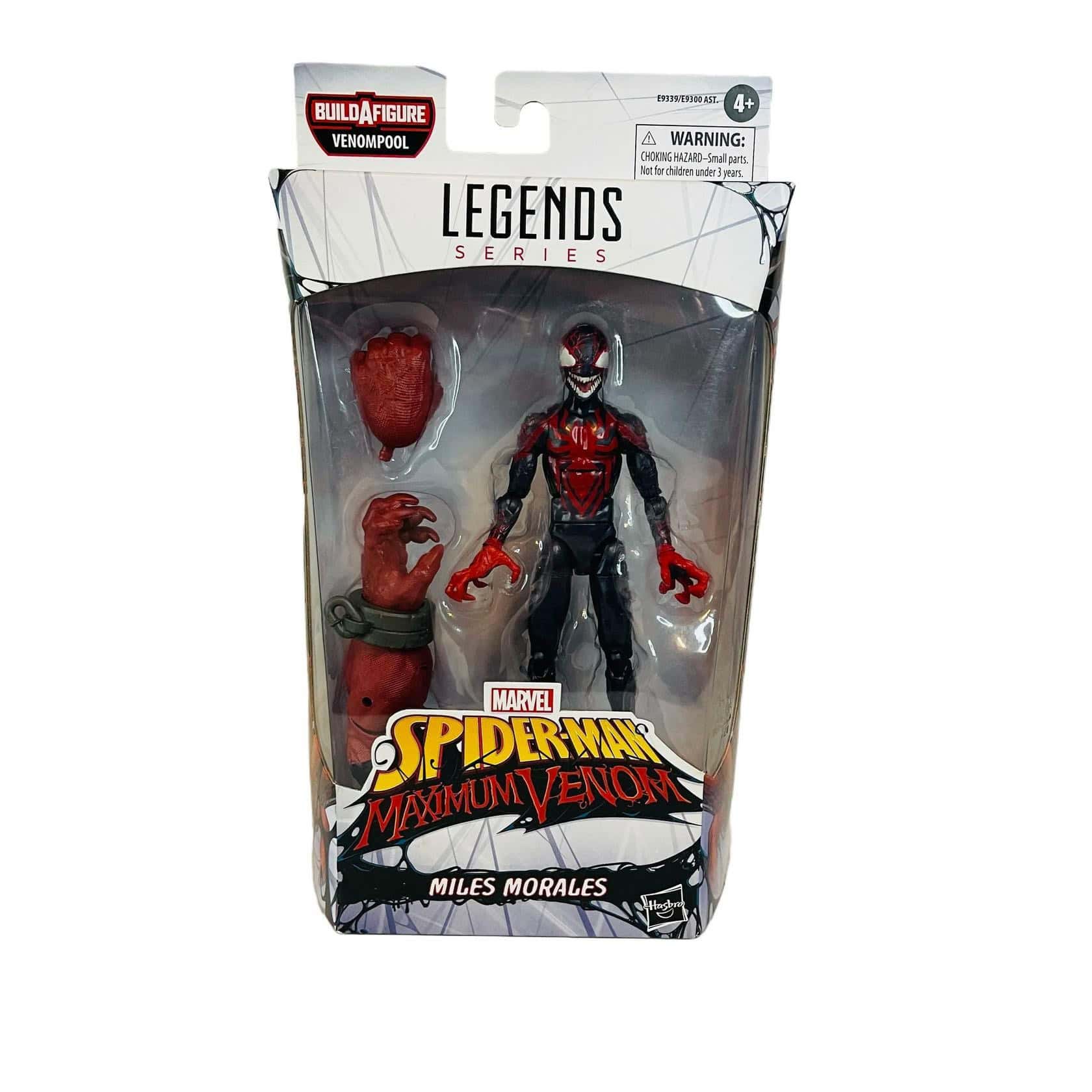 Hasbro Marvel Legends Venompool Series Maximum Venom MILES MORALES 6" Figure NEW