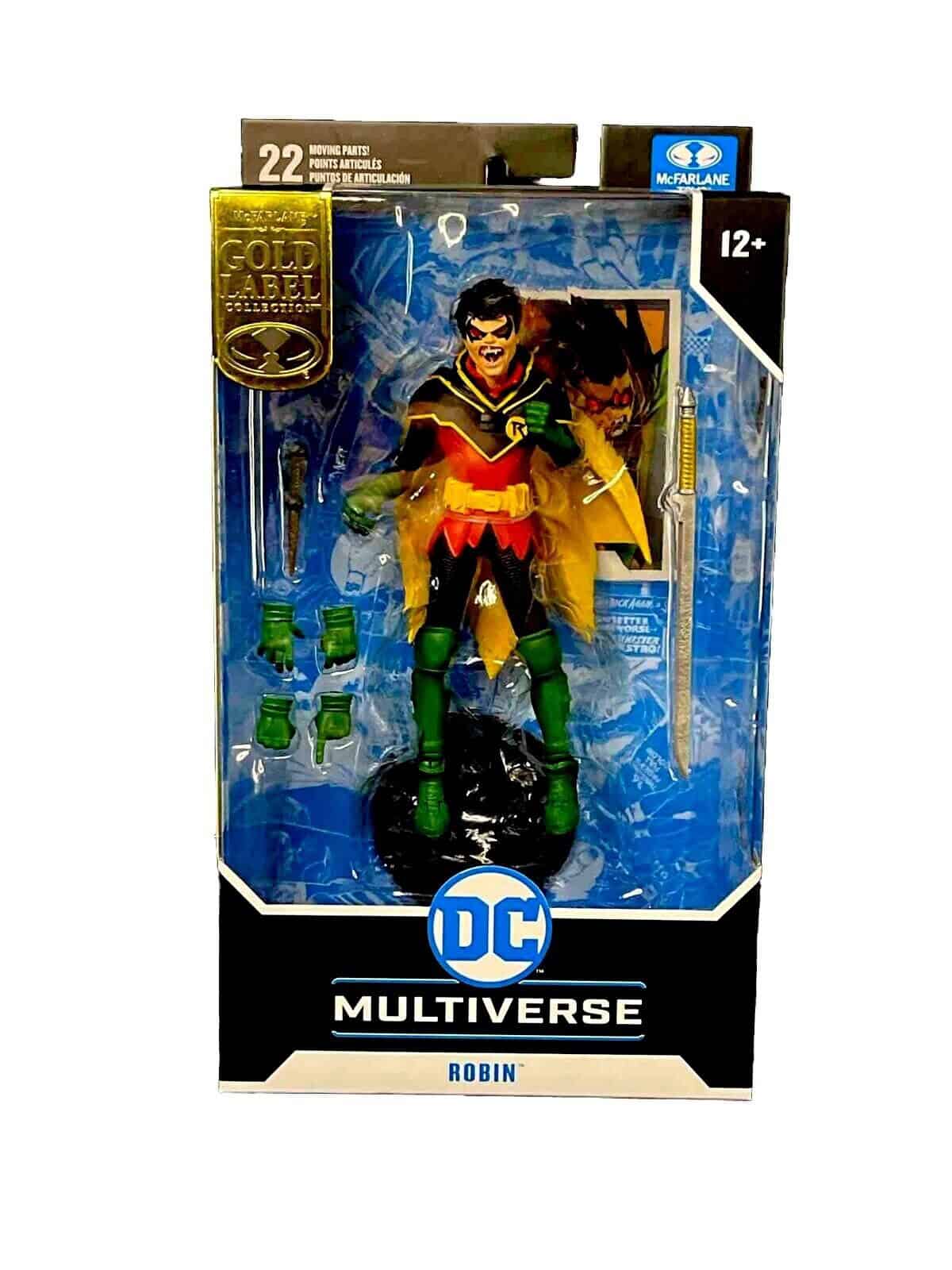 Mcfarlane DC Multiverse Robin (DC vs Vampires) Gold Label 7” Action Figure NEW