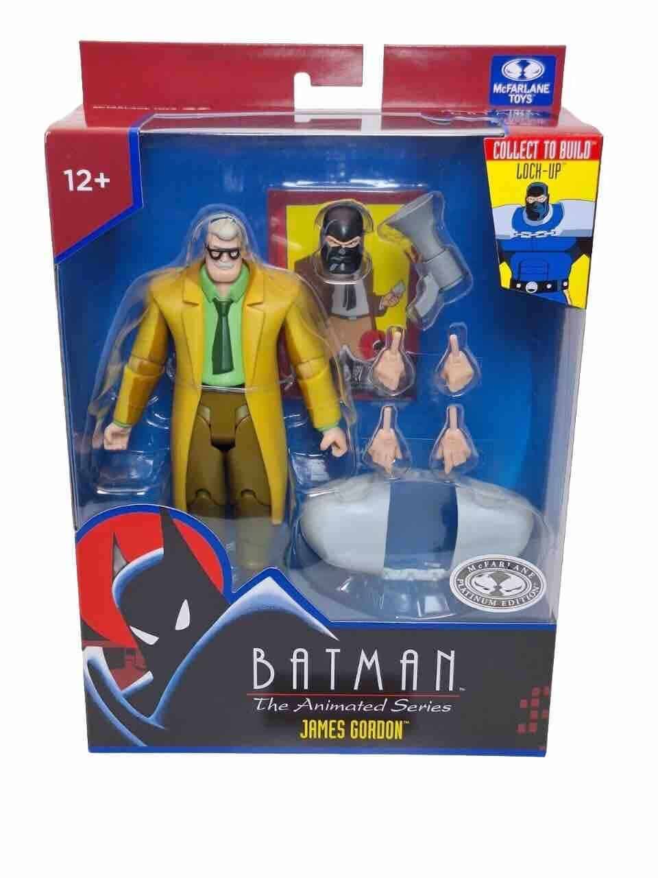 McFarlane Batman Animated Series - Commissioner James Gordon - Platinum Chase