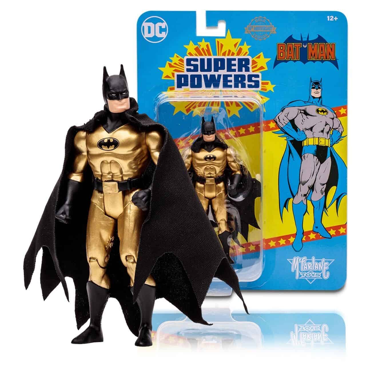 McFarlane DC Super Powes Batman (Gold Edition 40th Anniversary) 5” Action Figure