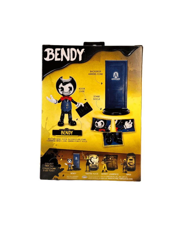 Jakks Bendy and the Ink Machine BENDY with Book 5in Action Figure Wave 2 2024
