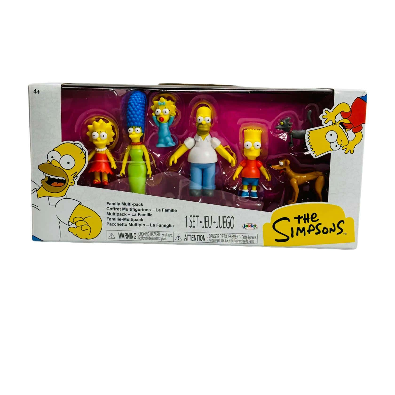 Jakks Pacific The Simpsons Family 2.5" Figure Set 7-Pack 2024 IN HAND