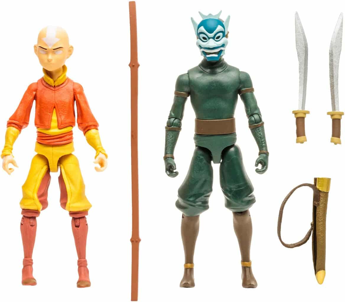 McFarlane Avatar: The Last Airbender Aang vs Zuko 5" Action Figures 2-Pack