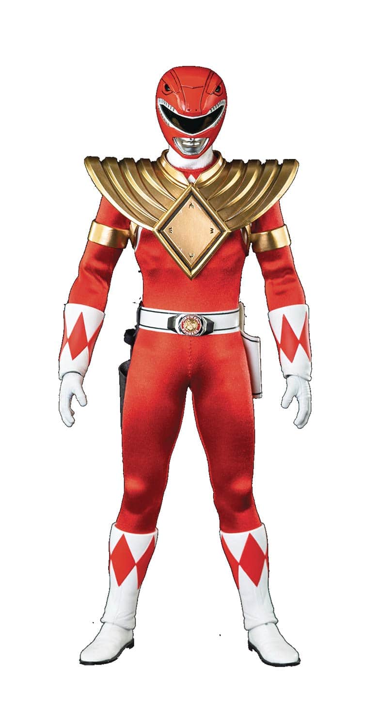 ThreeZero MMPR Power Rangers Dragon Shield Red Ranger 12in FigZero Action Figure