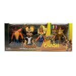 Jakks Pacific Crash Bandicoot 4-Pack: Crash, Coco, Dr. Neo & Golden Crash 4.5-In