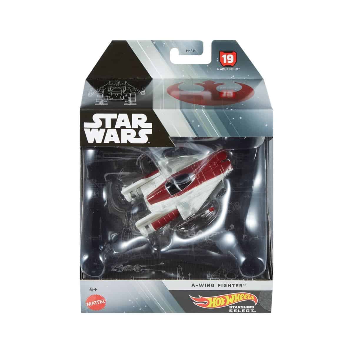 Hot Wheels Star Wars Starships Select A-Wing Fighter #19