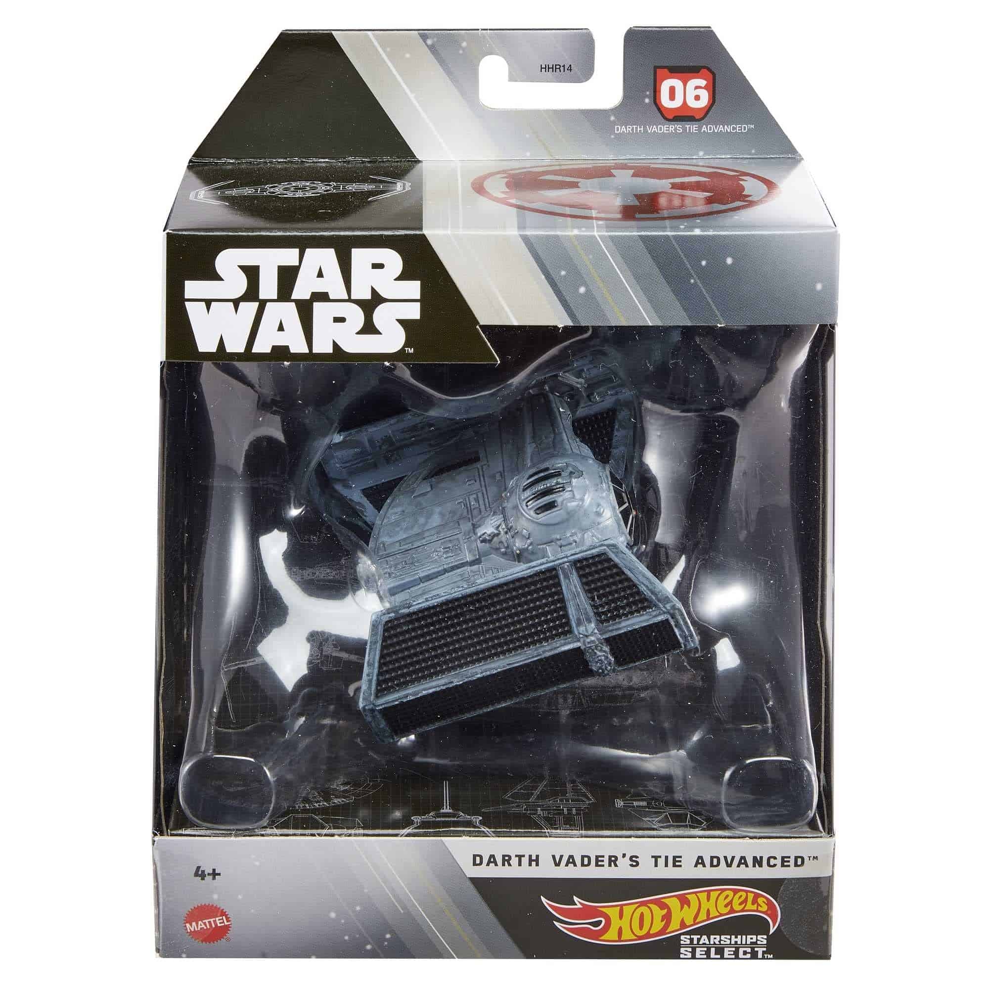 Hot Wheels Star Wars Starships Select Darth Vader's TIE Advanced #06