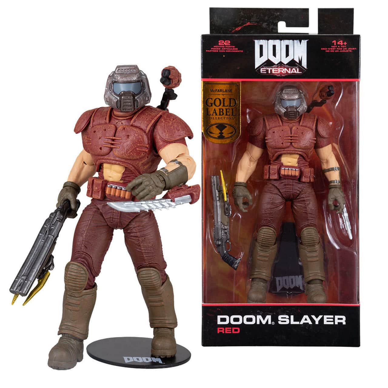 McFarlane Doom Slayer (Red Skin) Gold Label Action Figure