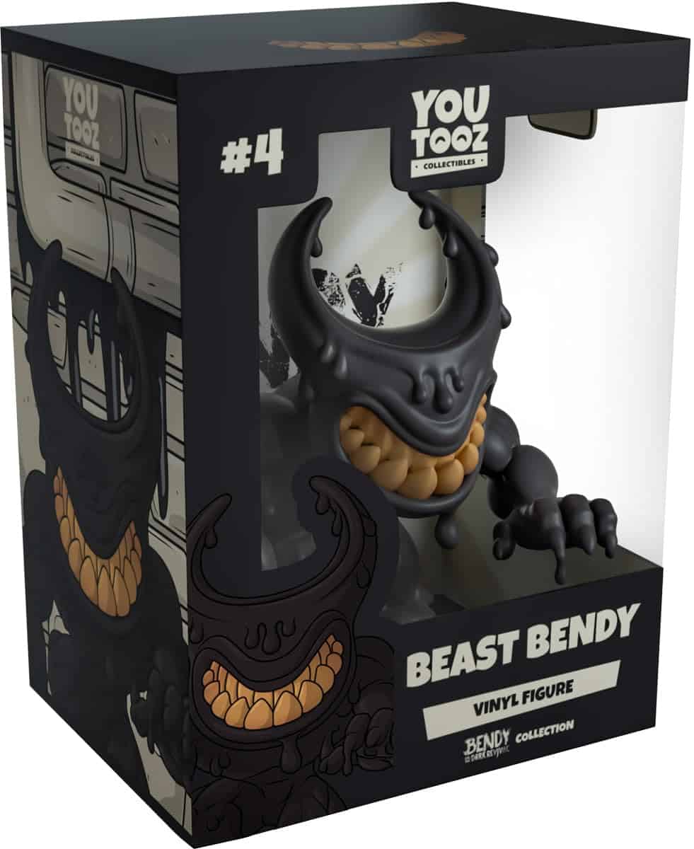 Youtooz Bendy and the Dark Revival Beast Bendy Vinyl Figure #4 with Vinyl Cover