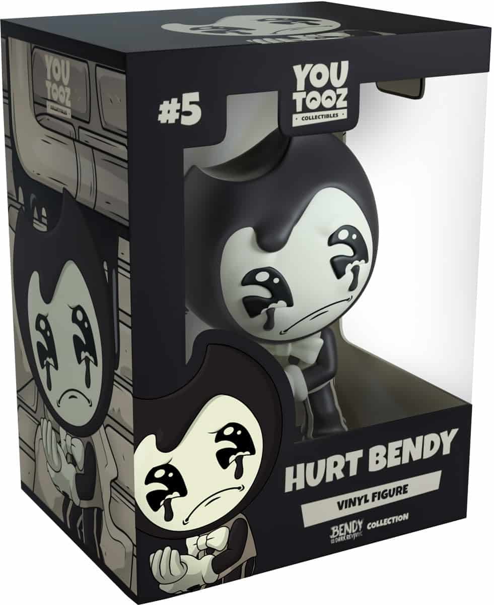 Youtooz Bendy and the Dark Revival Hurt Bendy 3.8" Vinyl Figure with Vinyl Cover