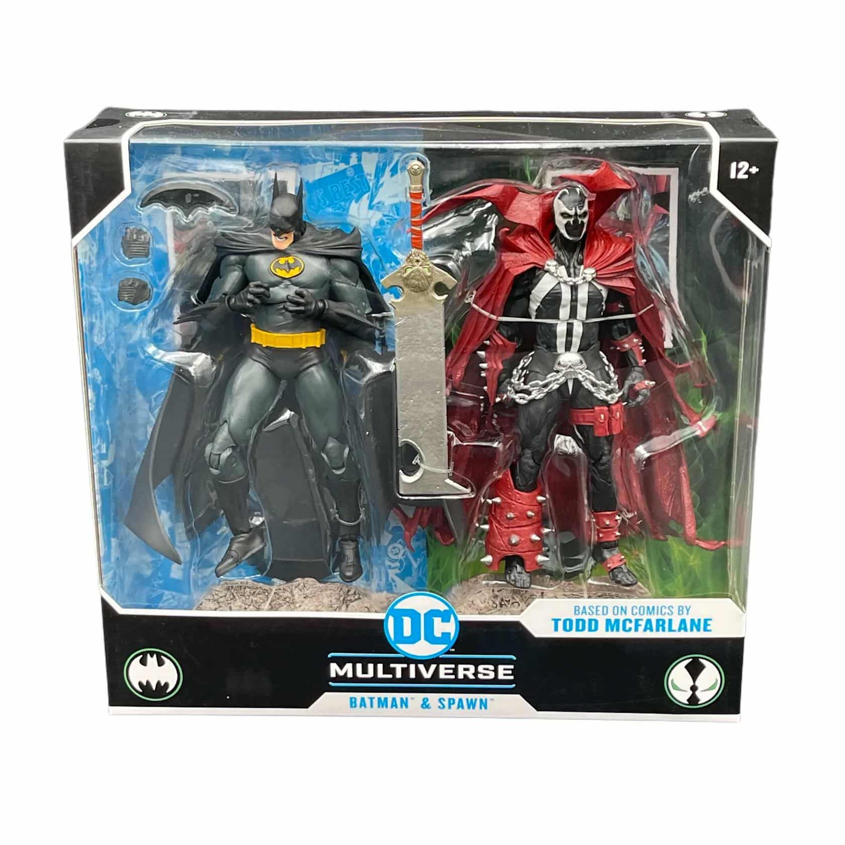 McFarlane DC Multiverse Batman & Spawn (Based on Comics by Todd) 7in Figure 2pk
