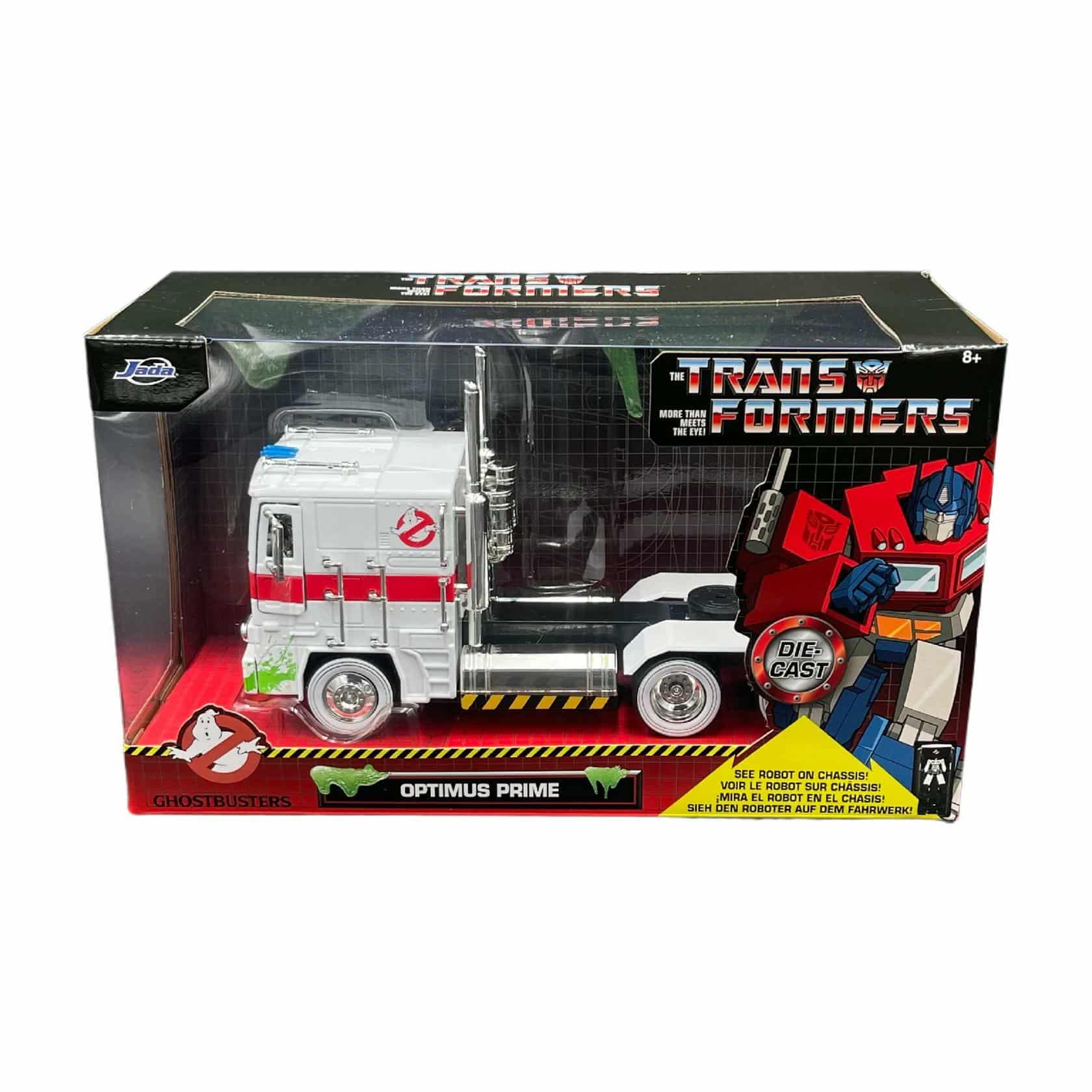 Jada Toys Transformers G1 Optimus Prime Ghostbusters Mashup 1:24 Diecast Semi