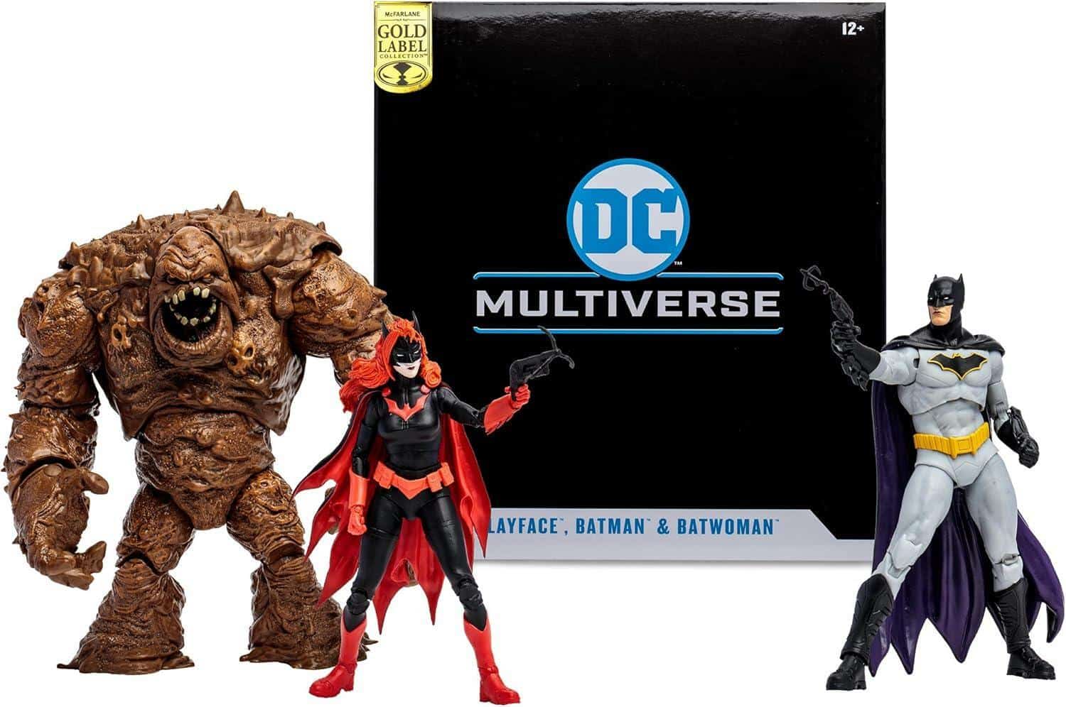 McFarlane DC Multiverse Clayface, Batman & Batwoman (DC Rebirth) Gold Label 3-Pk