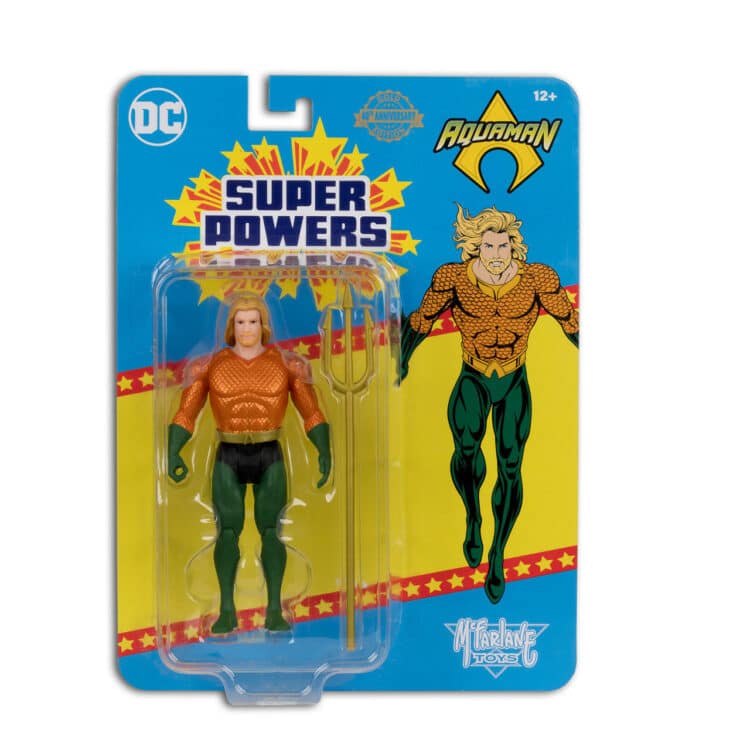 McFarlane DC Super Powers Aquaman Gold Wave 9 4in Figure Chase