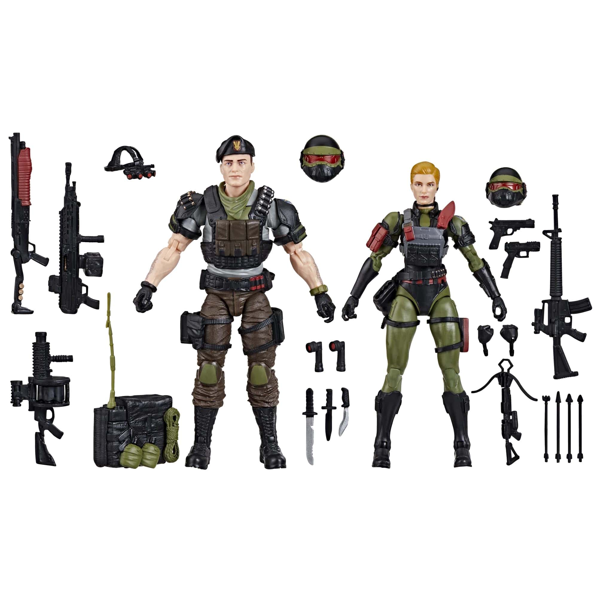 G.I. Joe Classified Series Night Force Falcon & Quarrel #138 6" Action Figures