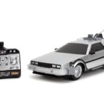 Jada Toys 1:16 Scale Back to the Future DeLorean Time Machine RC Car with Lights — view 2