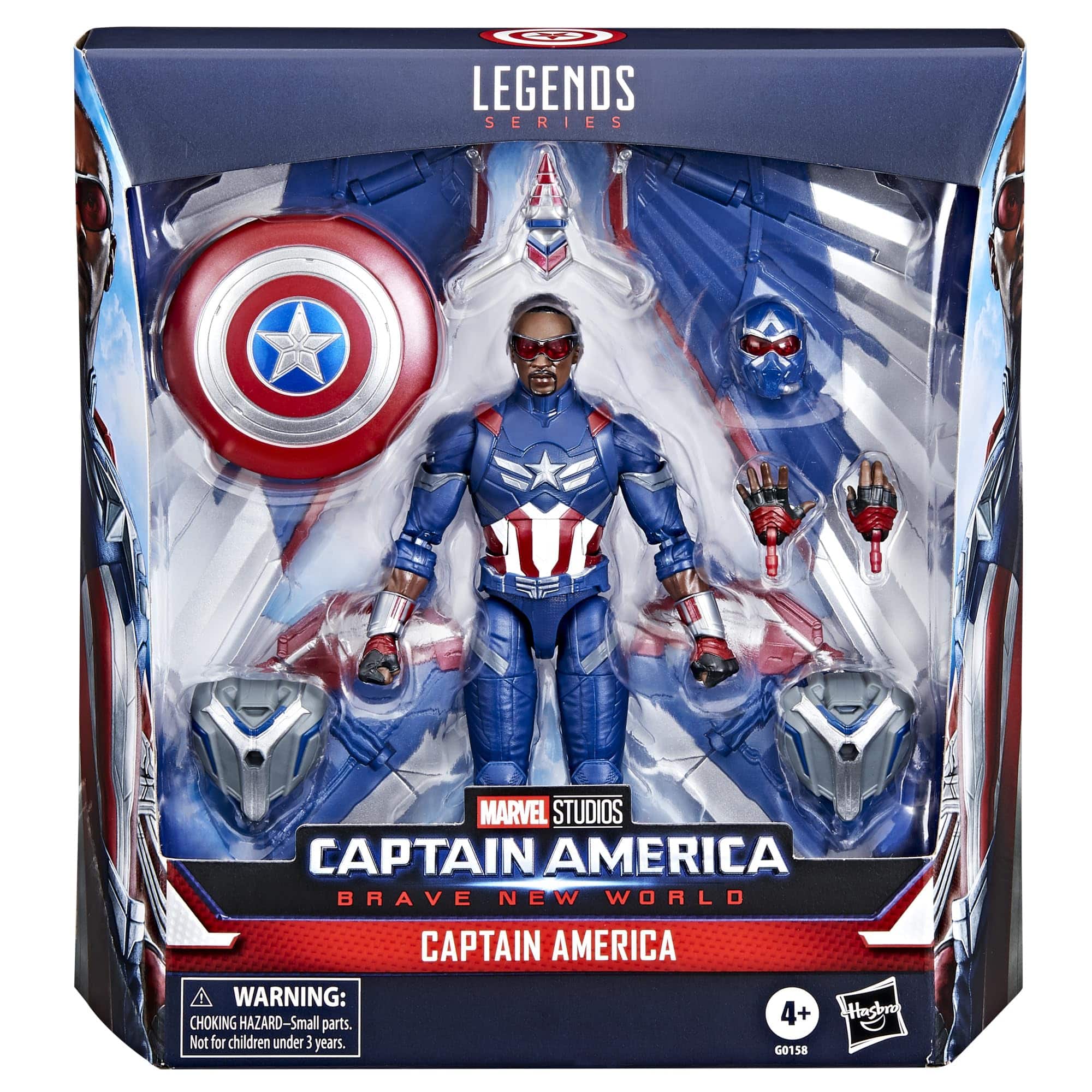 Hasbro Marvel Legends Series Captain America Brave New World Deluxe 6" Action Figure