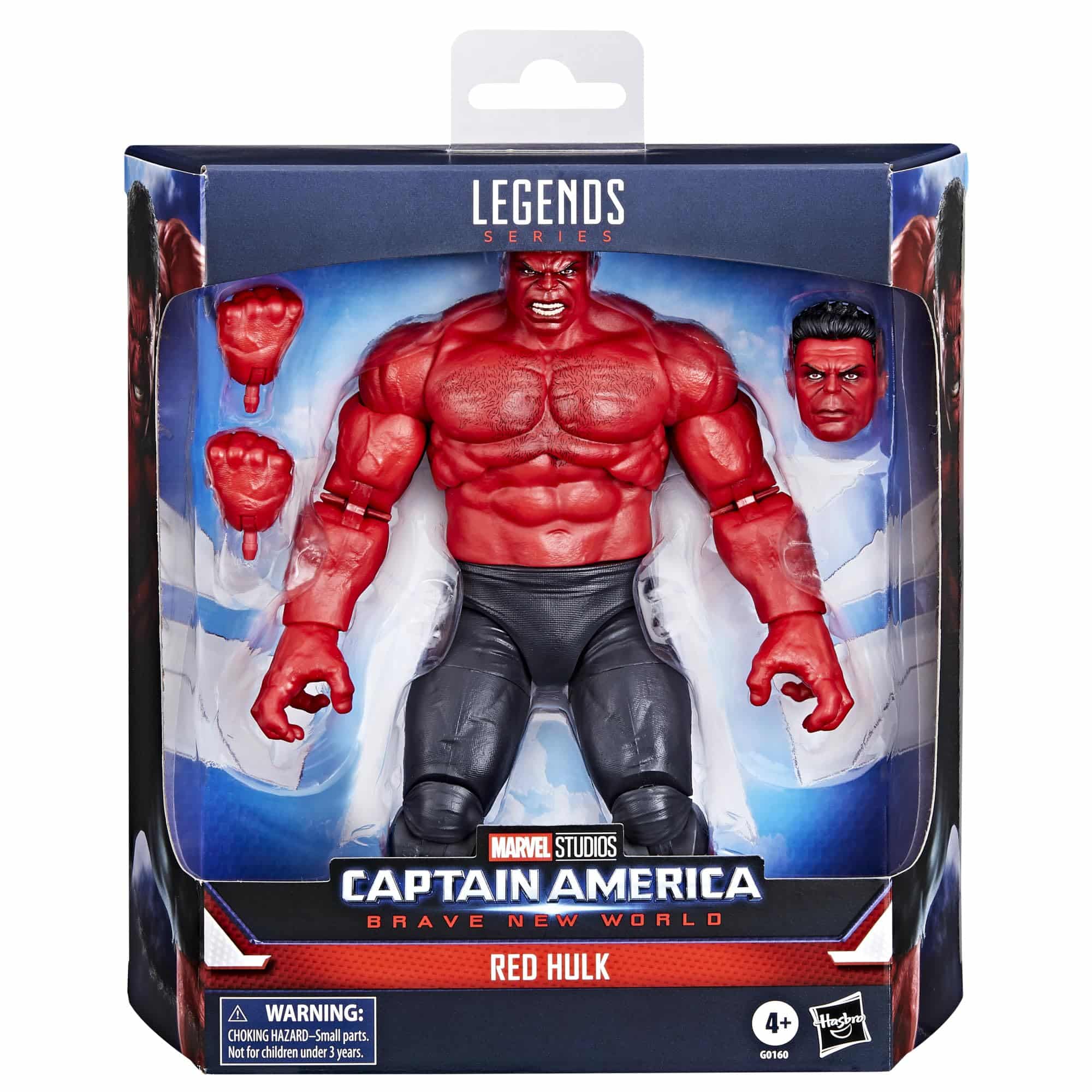 Hasbro Marvel Legends Series Red Hulk Captain America: Brave New World Deluxe 6" Figure