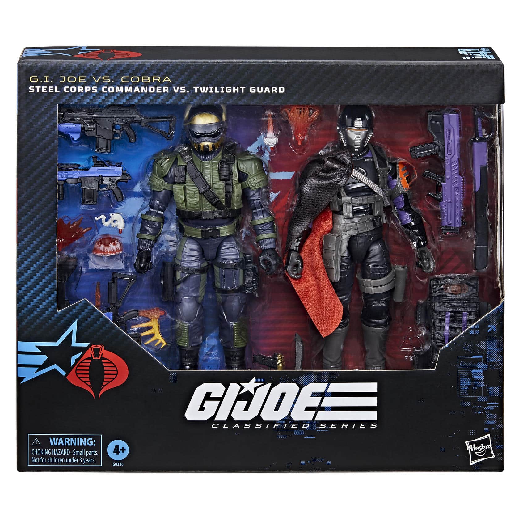 GI Joe Classified Series #141 Steel Corps Commander Vs Twilight Guard 2PK Figure