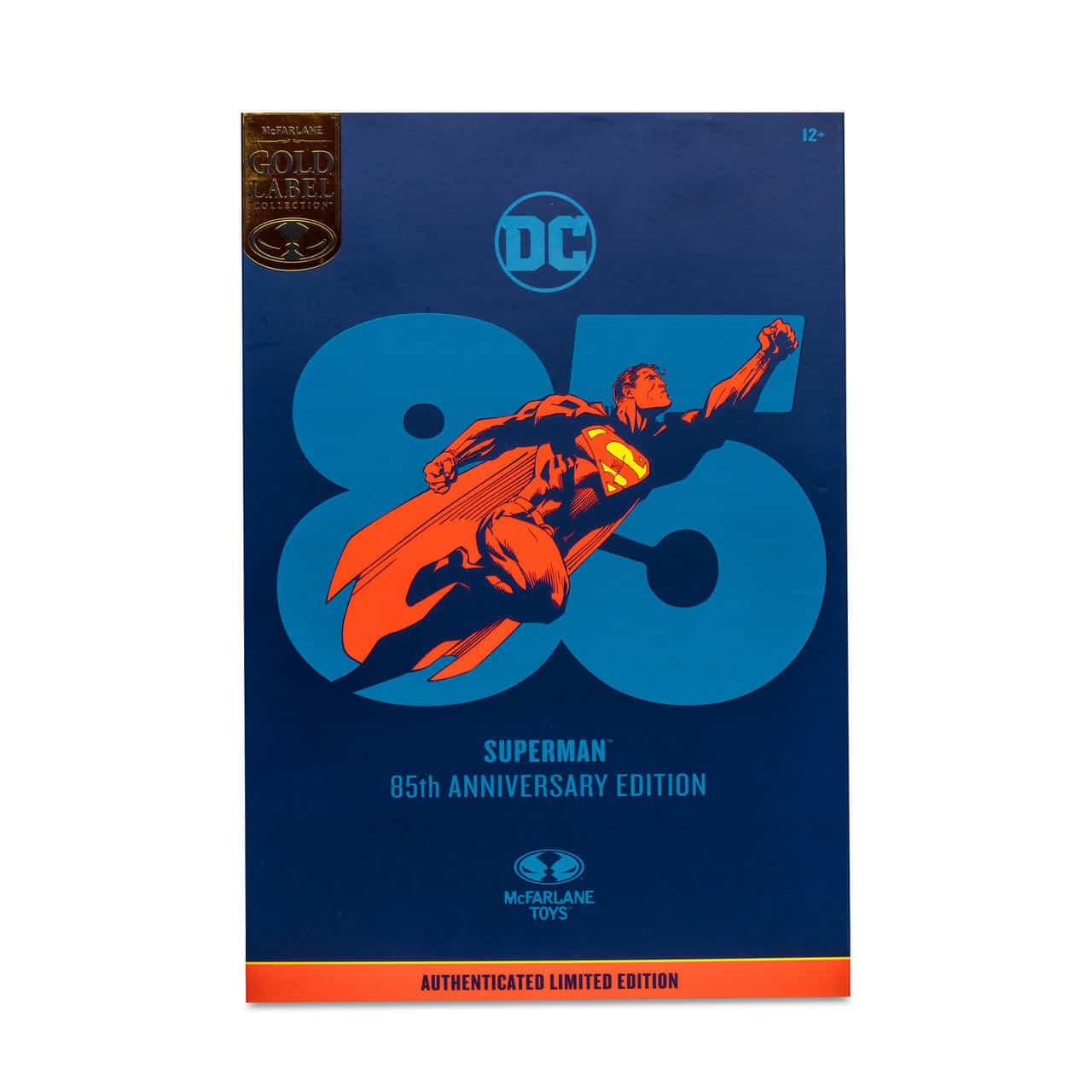 McFarlane DC Multiverse Superman 85th Anniversary 7" Gold Label Figure
