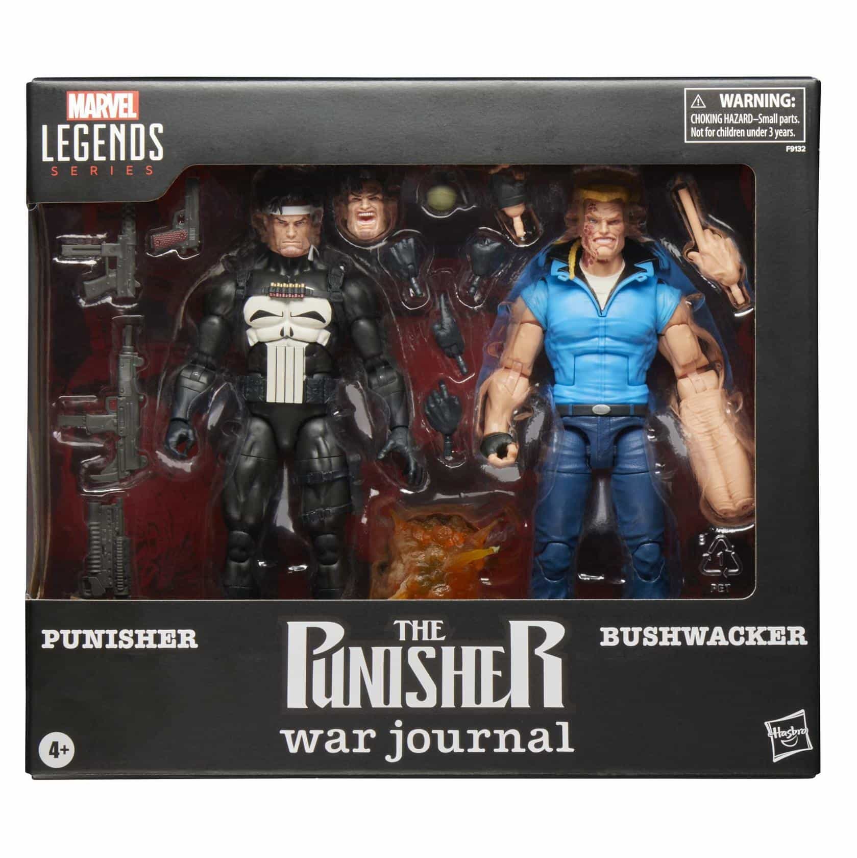 Hasbro Marvel Legends Series Punisher and Bushwacker 6-Inch Action Figure 2-Pack