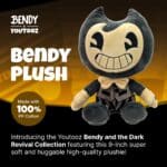 Youtooz Bendy And The Dark Revival Collection Bendy 9" Inch Plush — view 5