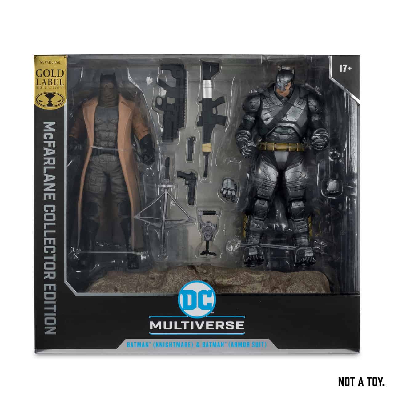 McFarlane Batman Knightmare & Batman Armor Suit (BvS: DoJ) 2-Pk Collector Figure