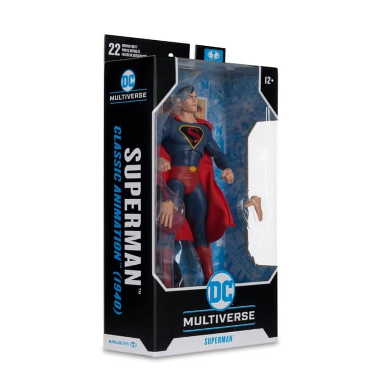 McFarlane DC Multiverse Superman (Classic Animation 1940) 7in Action Figure