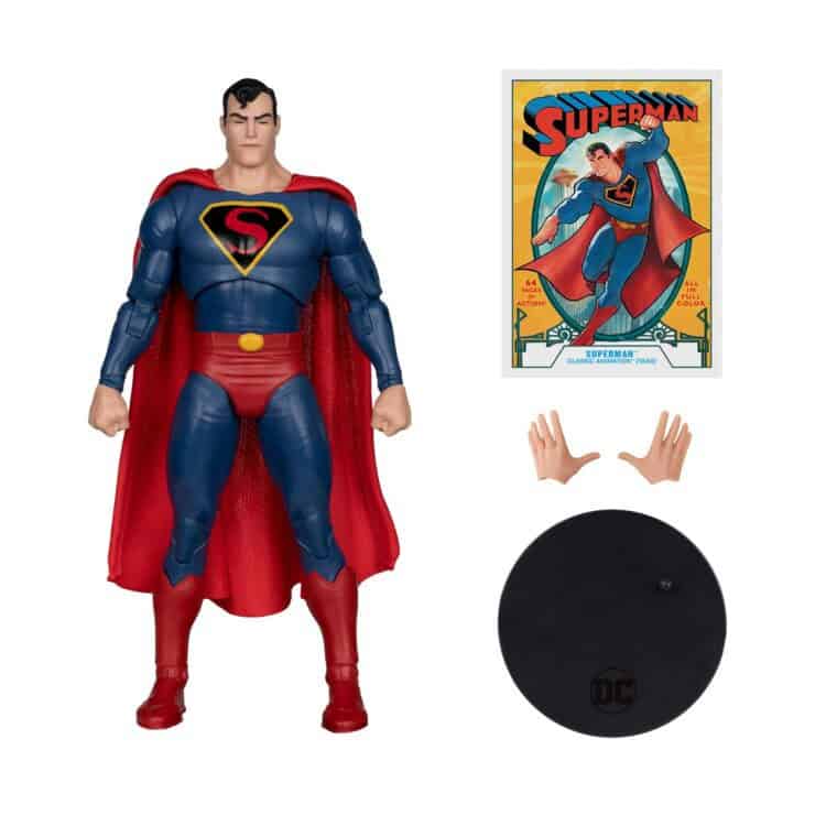 McFarlane DC Multiverse Superman (Classic Animation 1940) 7in Action Figure