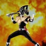 threezero Mighty Morphin Power Rangers Dragon Shield Black Ranger 1:6 Figure — view 3