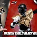 threezero Mighty Morphin Power Rangers Dragon Shield Black Ranger 1:6 Figure — view 2