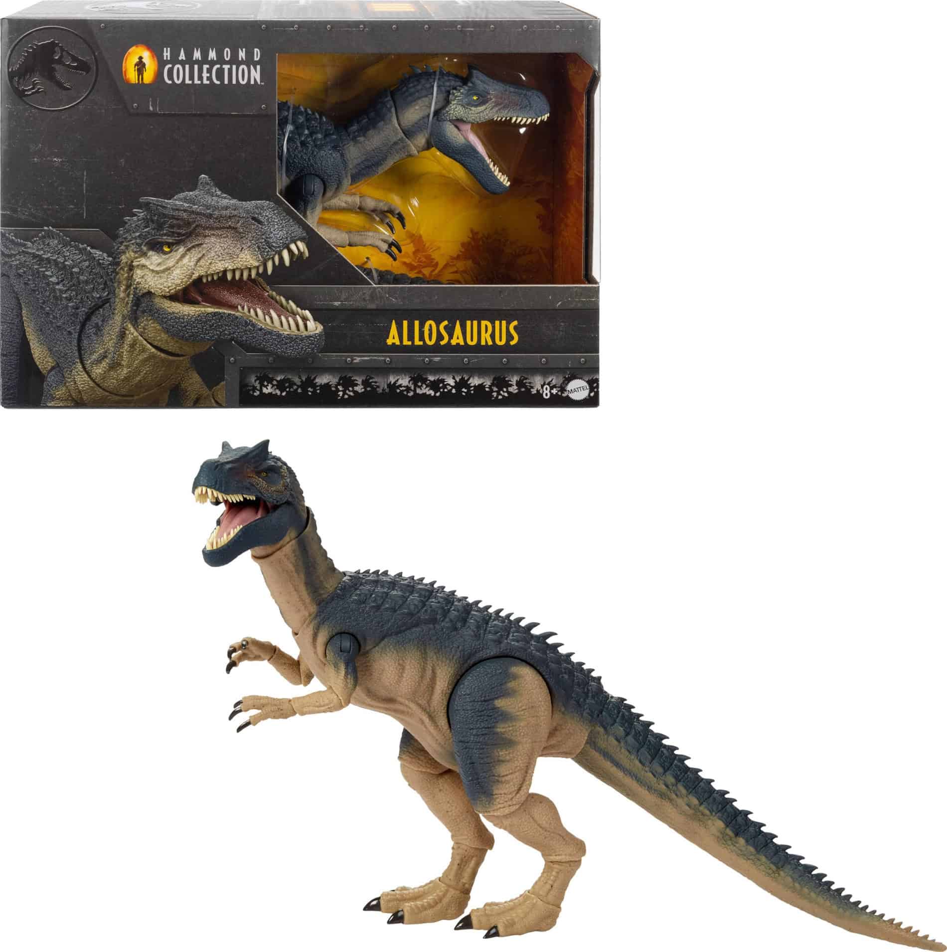 Mattel Jurassic World Hammond Collection Allosaurus Dinosaur Action Figure