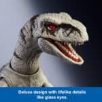 Mattel Jurassic World Hammond Collection Atrociraptor Ghost Dinosaur Figure — view 3