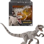 Mattel Jurassic World Hammond Collection Atrociraptor Ghost Dinosaur Figure