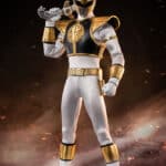 threezero Mighty Morphin Power Rangers (MMPR) White Ranger 1:6 Action Figure — view 3