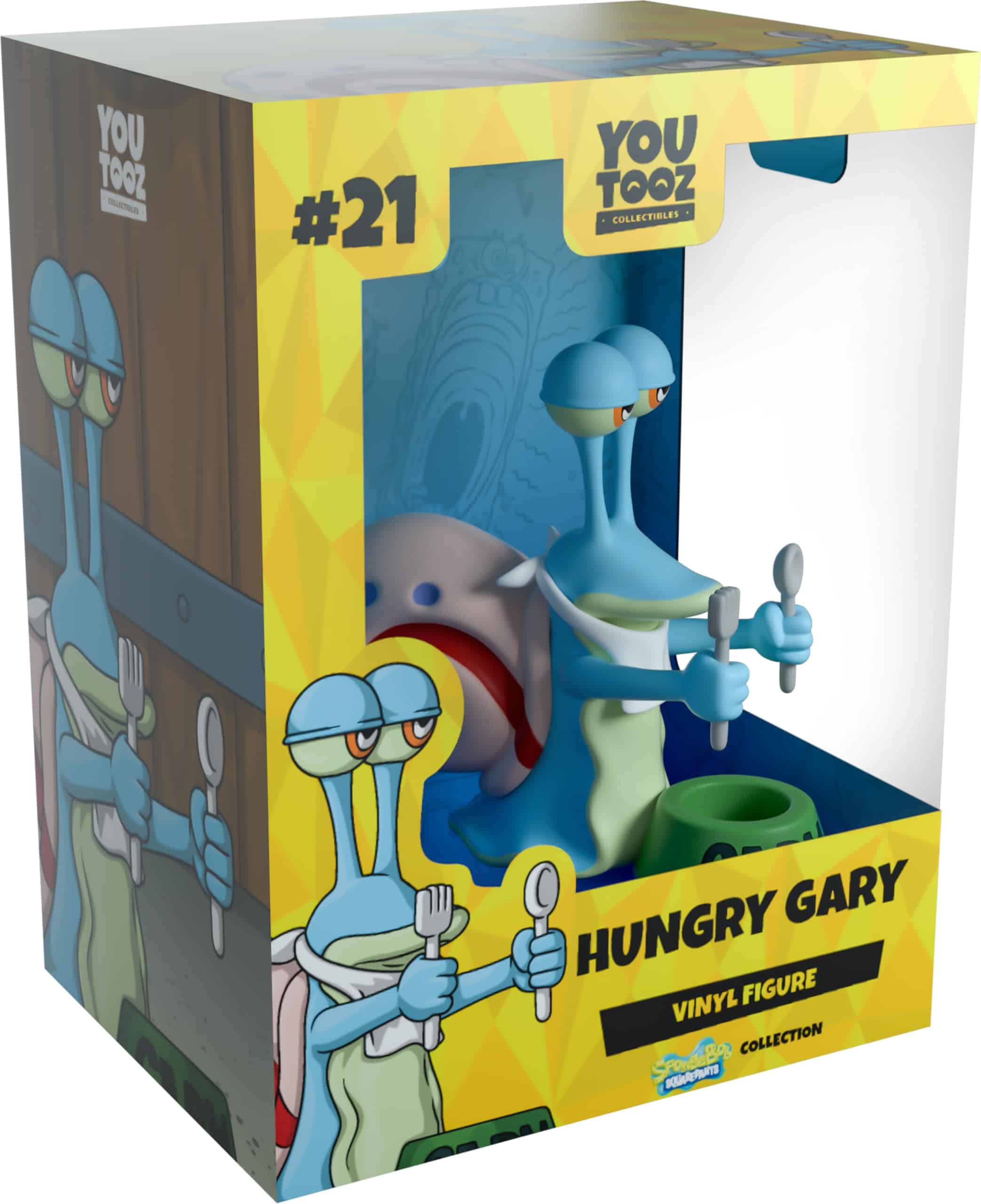 Youtooz Spongebob Squarepants Collection Hungry Gary 3.9" Vinyl Figure #21