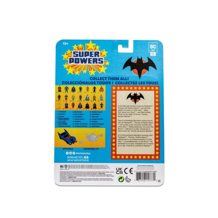 McFarlane DC Super Powers Thomas Wayne Batman (Flashpoint) 4.5in Figure