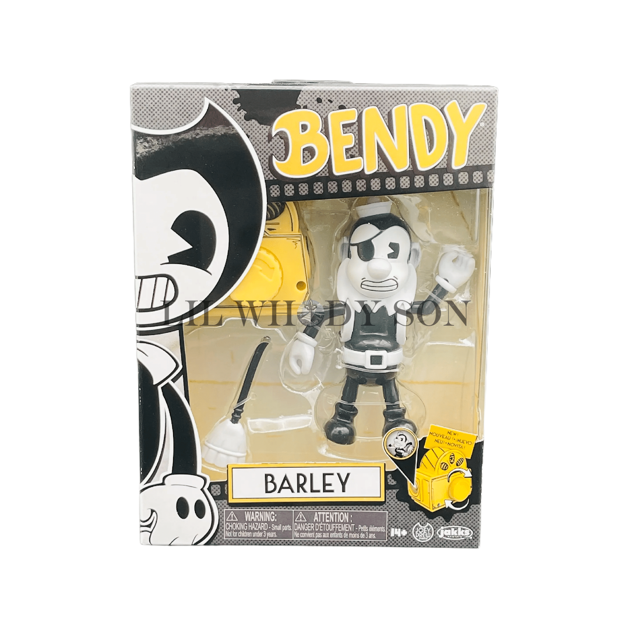 Jakks Bendy and The Ink Machine Barley (Wave 4) 5-in Action Figure