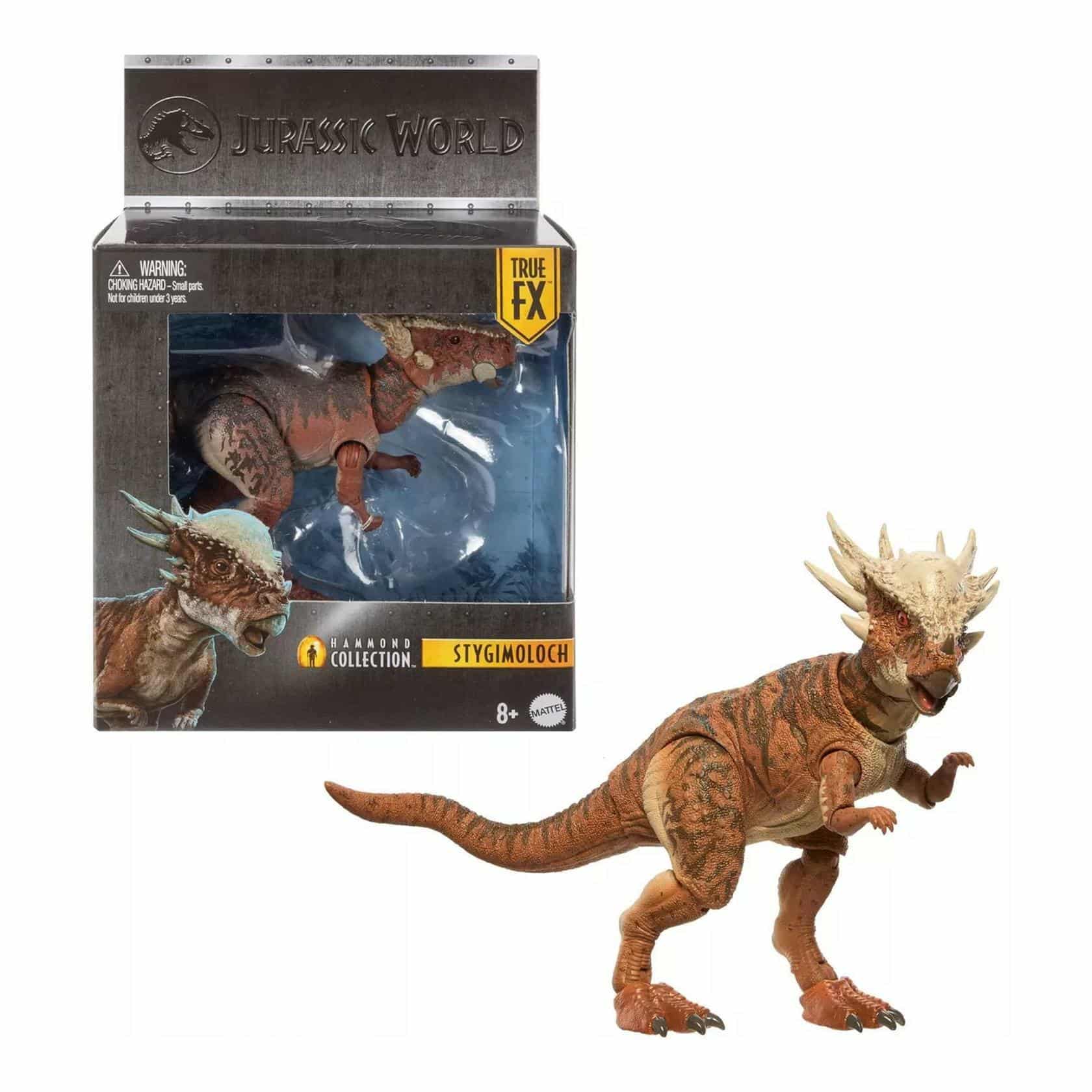 Mattel Jurassic World Hammond Collection Stygimoloch (True FX) Dinosaur Figure