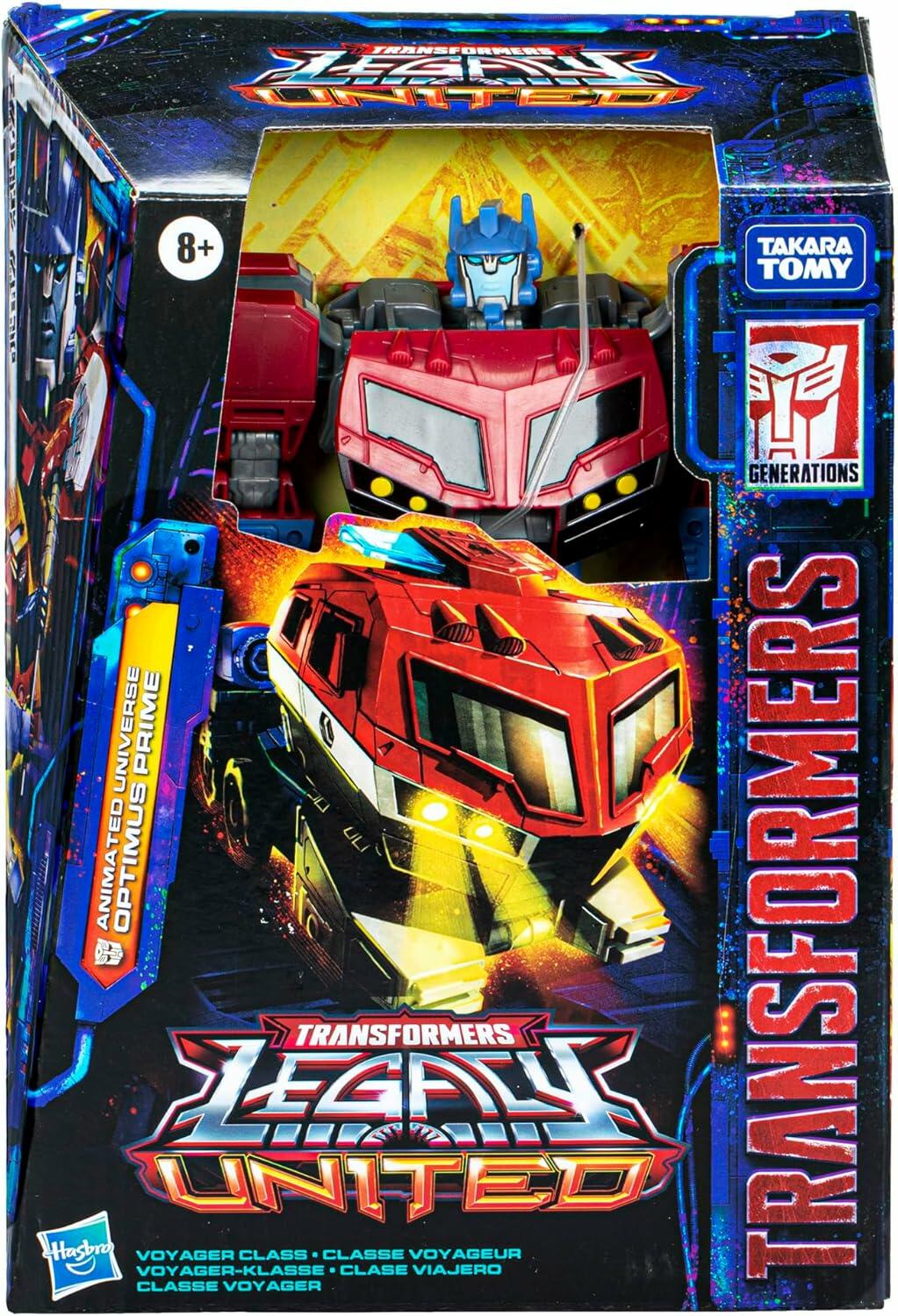 Transformers Legacy United Voyager Class Animated Universe Optimus Prime Figure