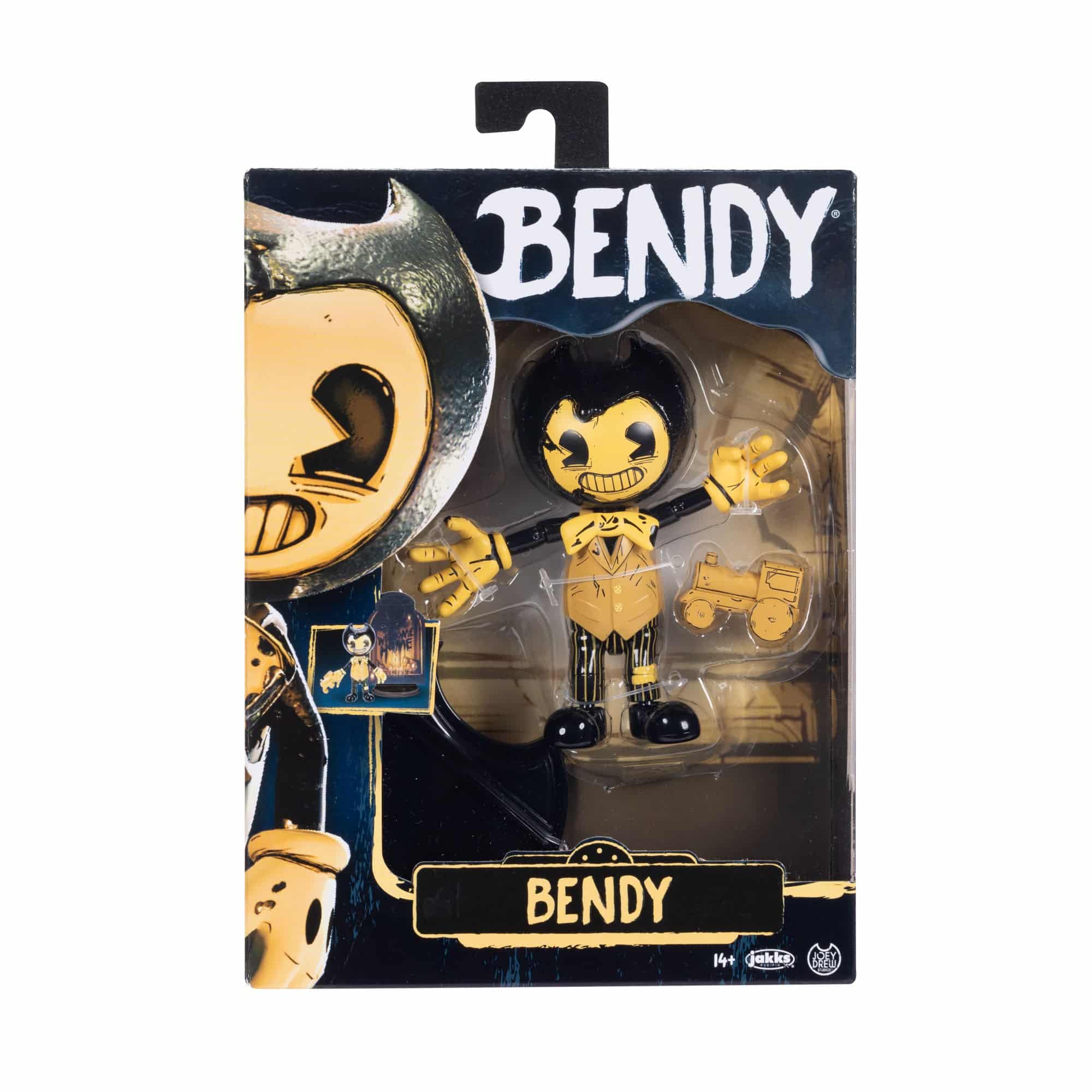 Jakks Bendy & The Ink Machine Bendy with Train (Wave 1) 4in Action Figure