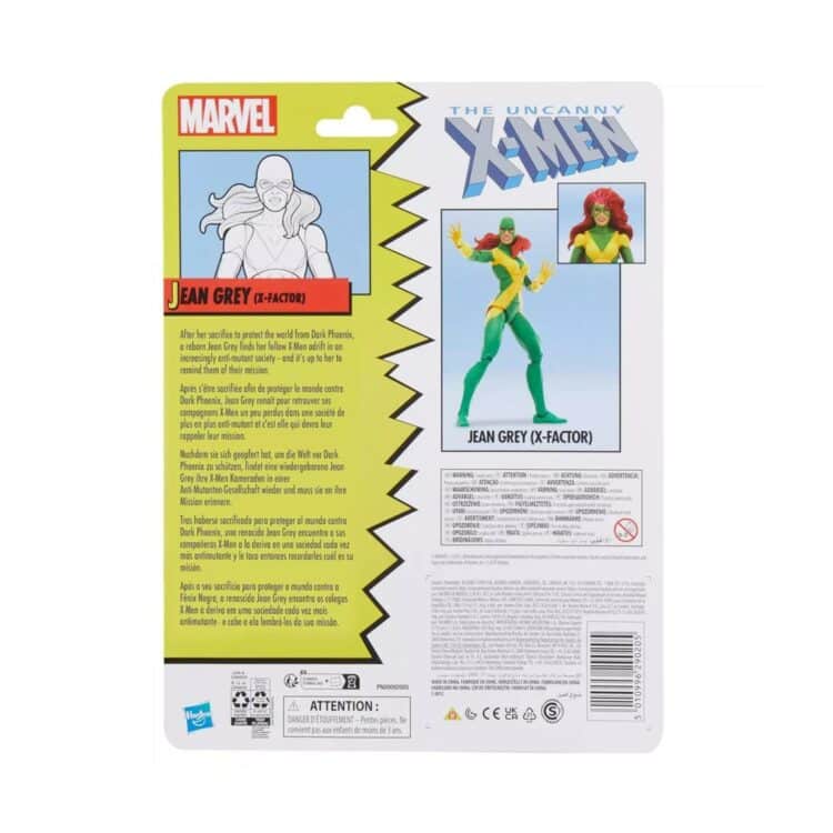 Marvel Legends  Jean Grey (X-Factor) 6in Retro Action Figure