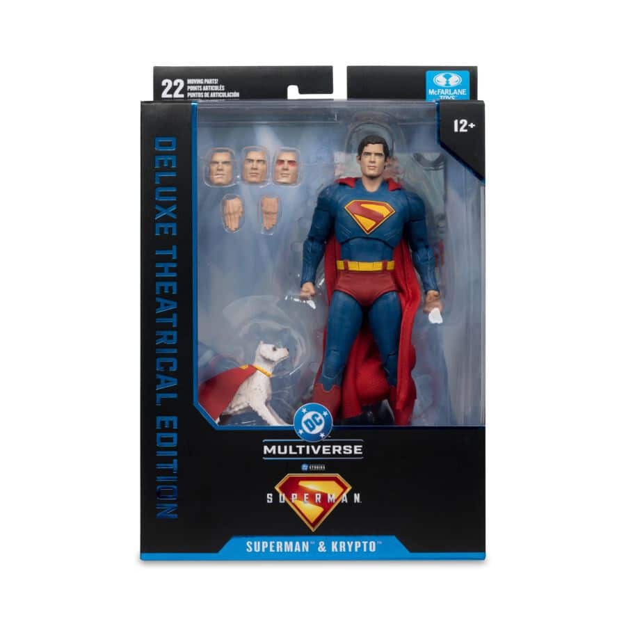 McFarlane DC Superman & Krypto (Superman Movie) Deluxe Theatrical Edition Figure
