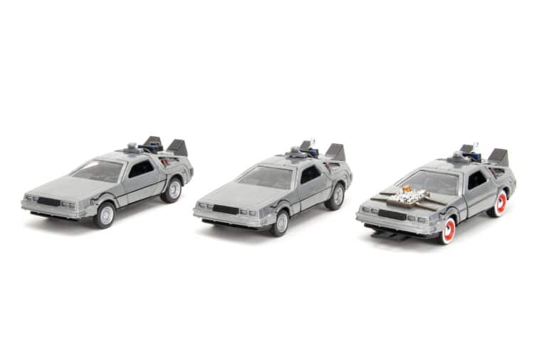 Jada Toys Hollywood Rides Time Machine Back to the Future 3-Pack 1:32 Die-Cast