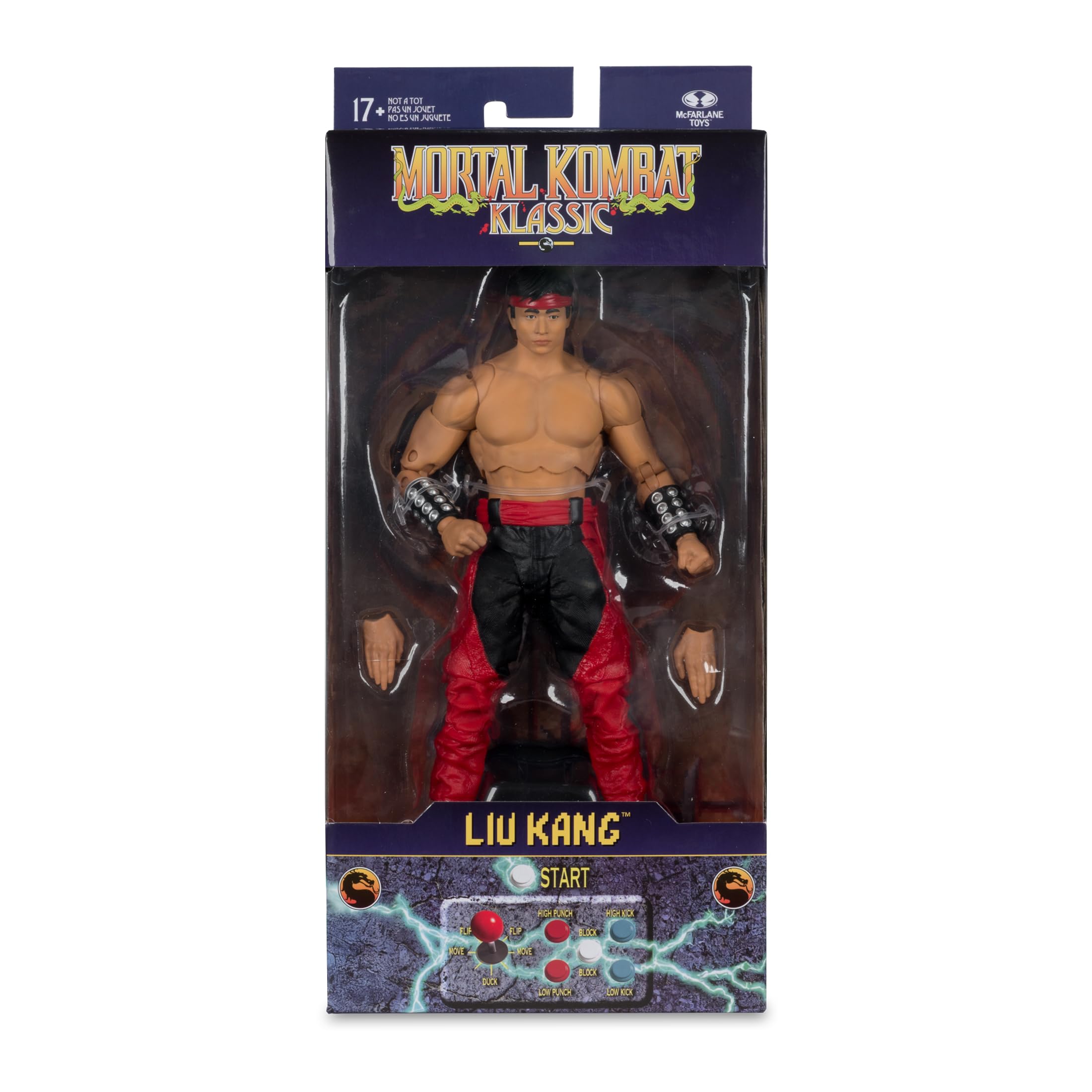 McFarlane Mortal Kombat Klassic Liu Kang 7in Action Figure