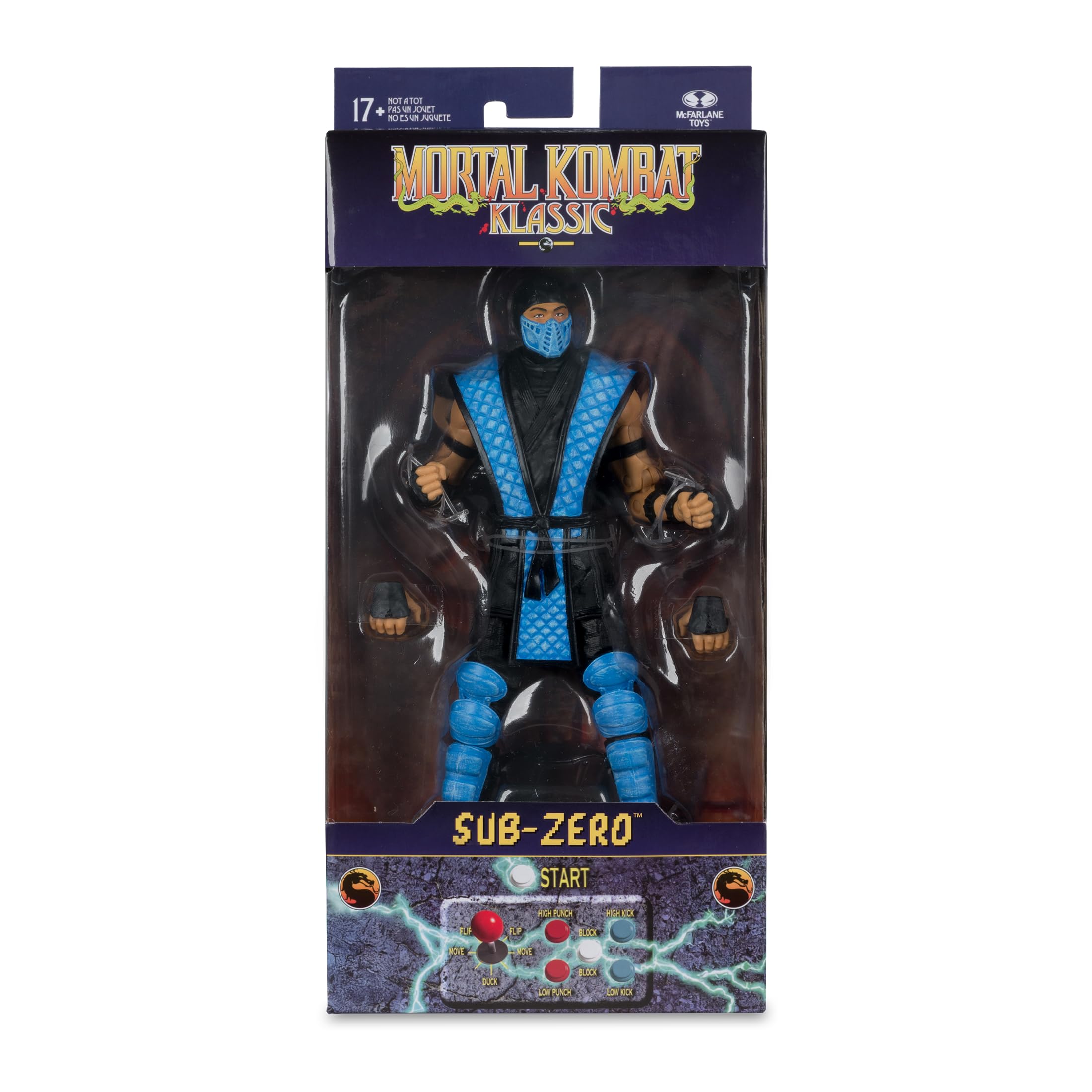 McFarlane Mortal Kombat Klassic Sub-Zero 7in Action Figure