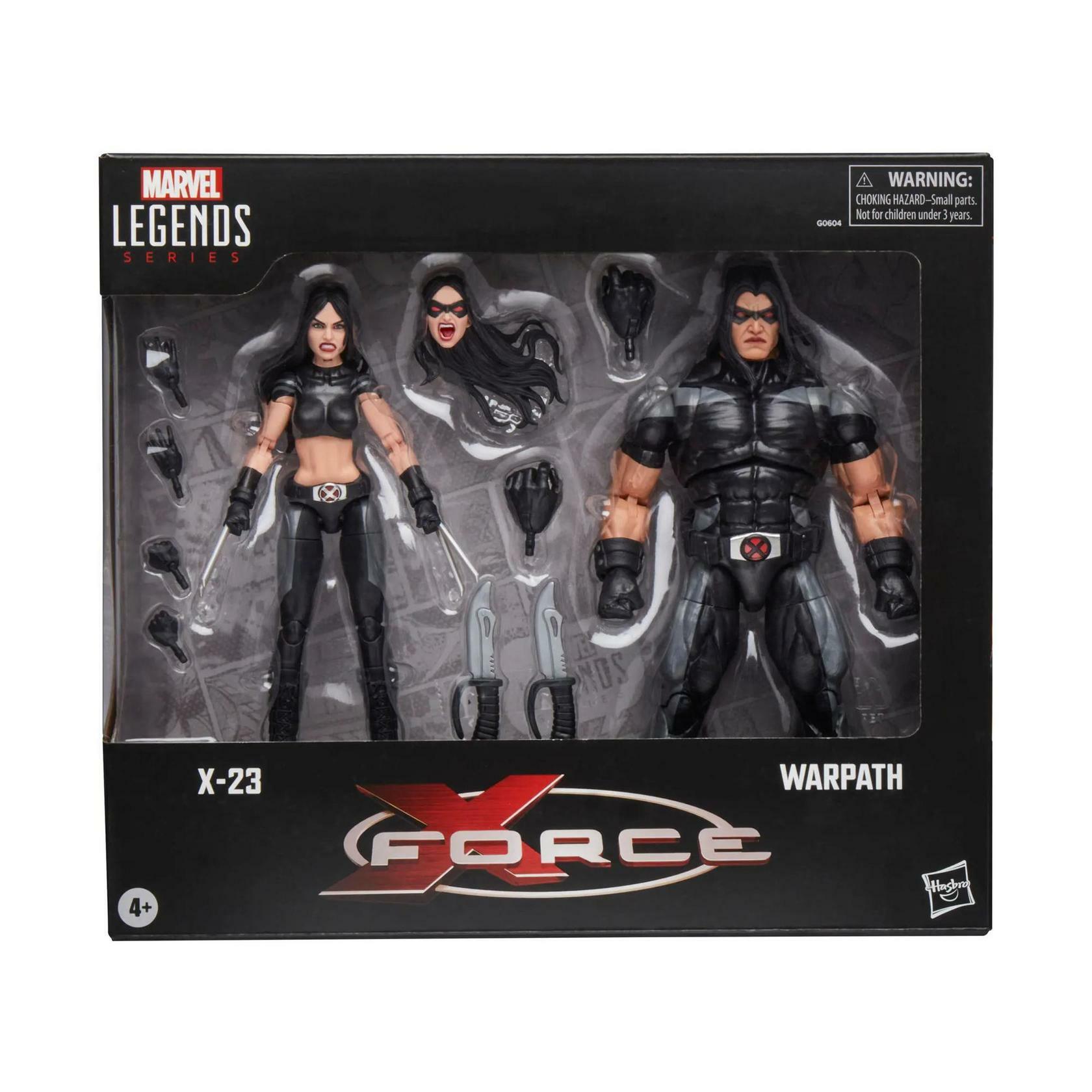 Marvel Legends Series X-23 & Warpath (X-Force) Action Figures 2-Pack