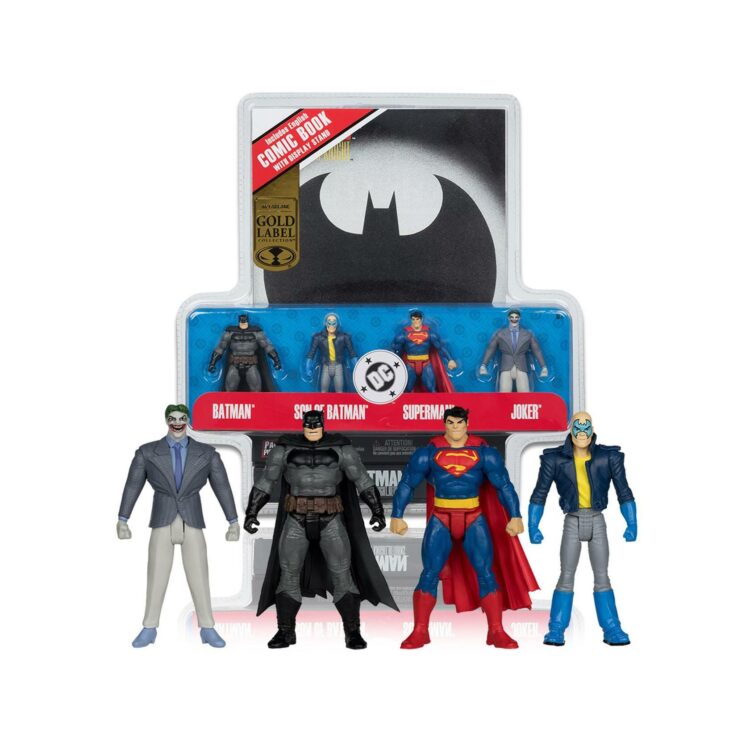 McFarlane DC Page Punchers The Dark Knight Returns 4-Pk Gold Label 3in Figures